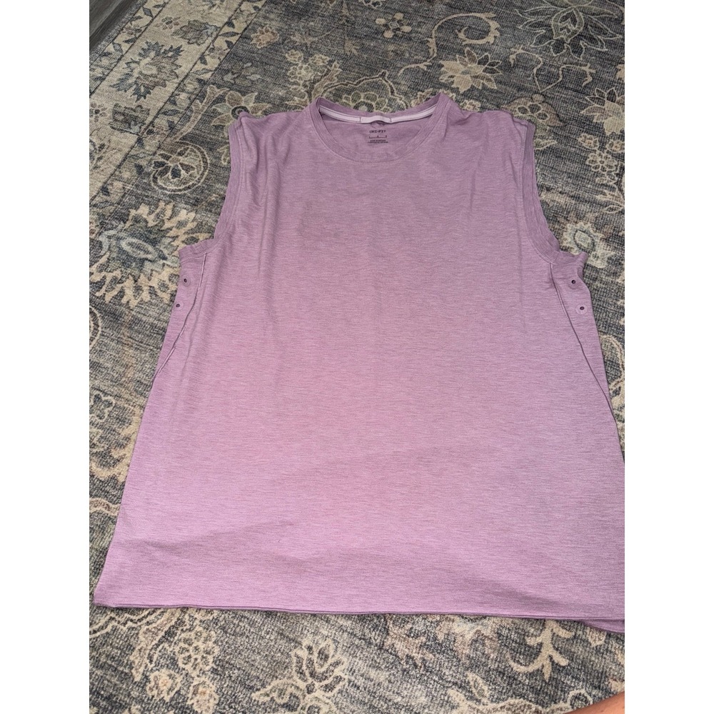 Men's Nike Dri-Fit Yoga Tank Top Purple